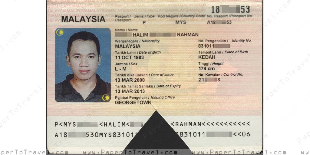 « Biodata » Malaysia : Series IV - Non-ICAO Compliance Biometric ...