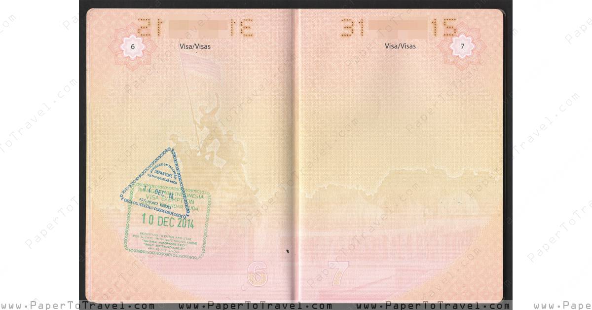 Page 6 And Page 7 Malaysia International Passport — Model I — Biometric Icao Epassport 2013 7737