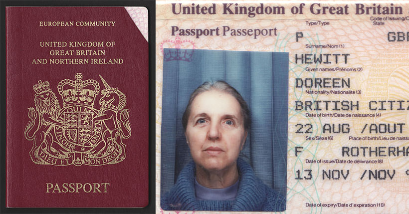 United Kingdom - British Passport : European Community (Burgundy) 1991 ...