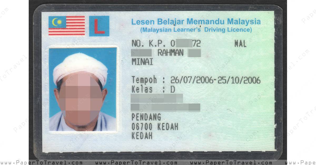driving license malaysia price 2019