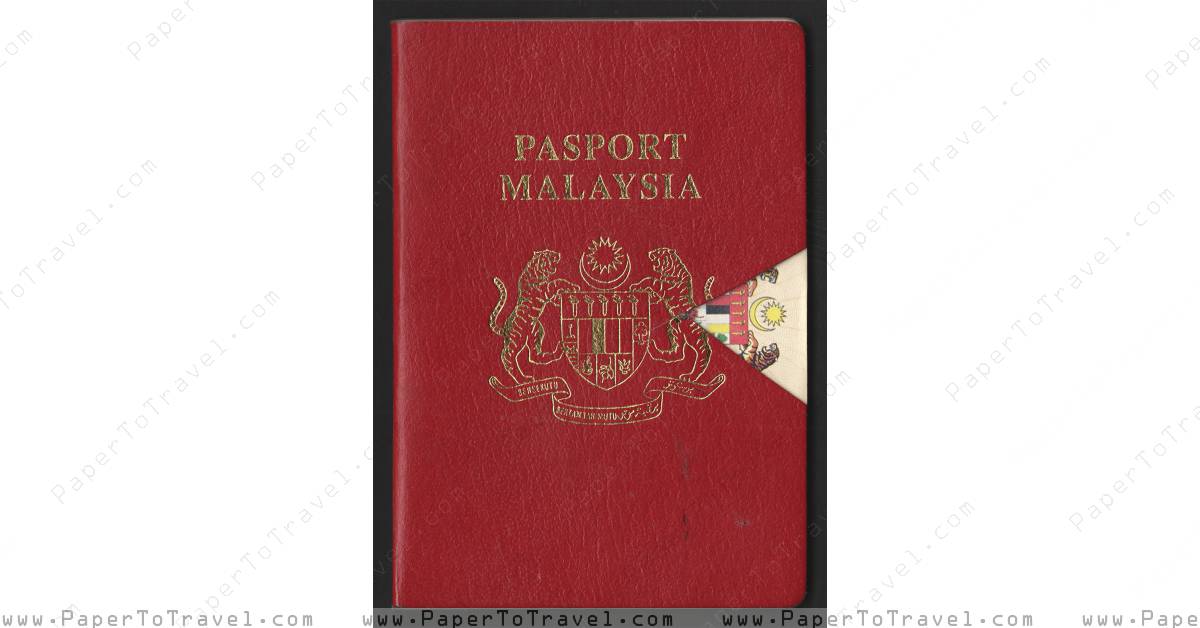 Front Cover Malaysia International Passport — Model G Version Iii 2009 — 2014 5100