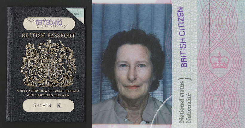 British Passport United Kingdom Of Great Britain And Northern Ireland 1988 — 1998 8699