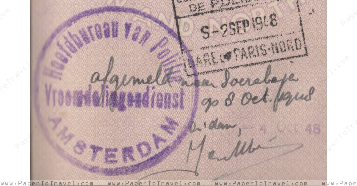 « Immigration Amsterdam (1948) » Crown Colony Of Singapore : British ...