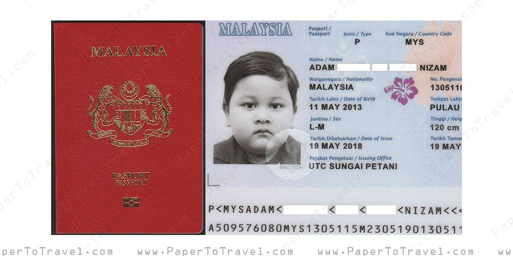 Malaysia : International Passport — Model K — ICAO Biometric ePassport ...