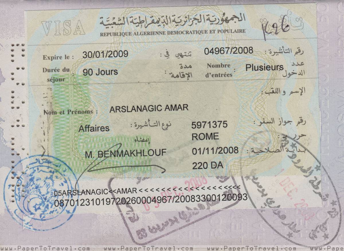 A Comprehensive Guide To Algerian Visa Application 2021 5365