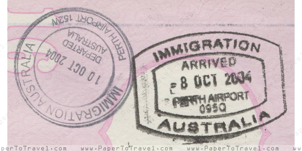 Immigration Australia 2004 Kingdom Of Thailand Passport 1999 — 2004 — 2009 With Visas 0907