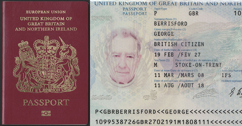 United Kingdom of Great Britain & Northern Ireland : British Passport ...