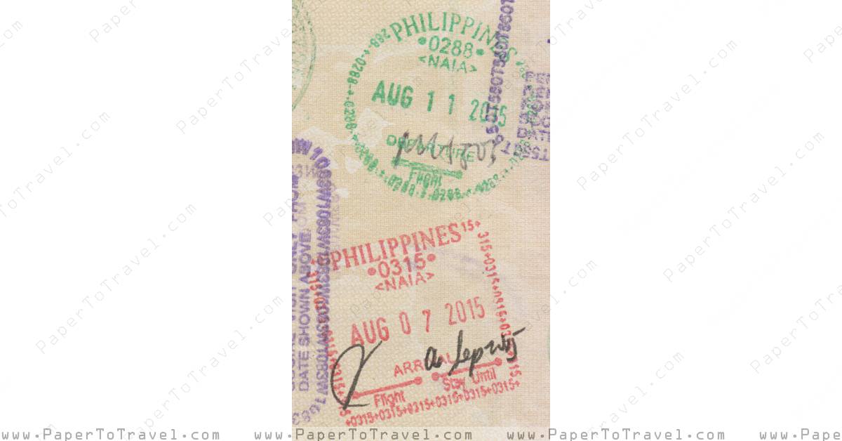 Immigration Philippines 2015 Malaysia Passport — Model I 2014 — 2019 Icao Biometric 1091