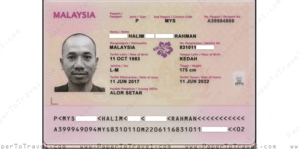 « Datapage » Malaysia : International Passport — Model J (2017 — 2022 ...