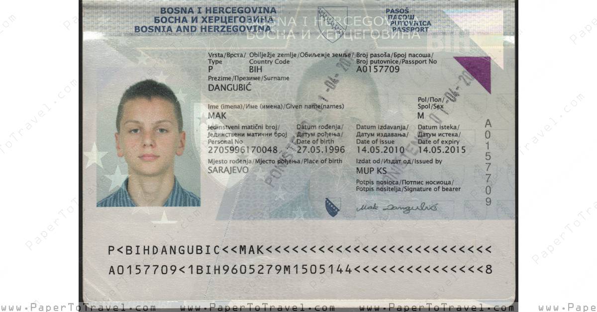 what is biography passport page