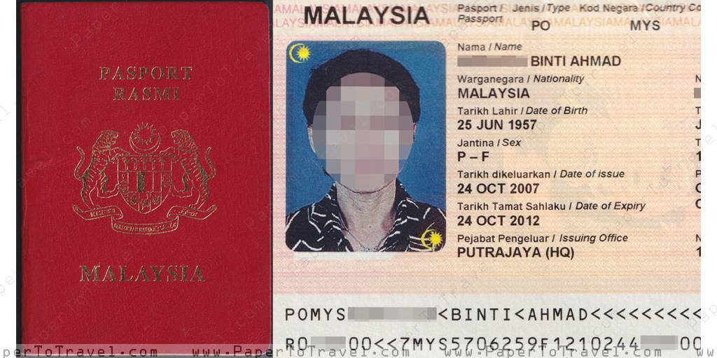 malaysia-official-passport-2007-2012-proprietary-biometric