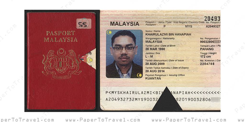 Malaysia : International Passport — Series IV Non-ICAO Compliance ...