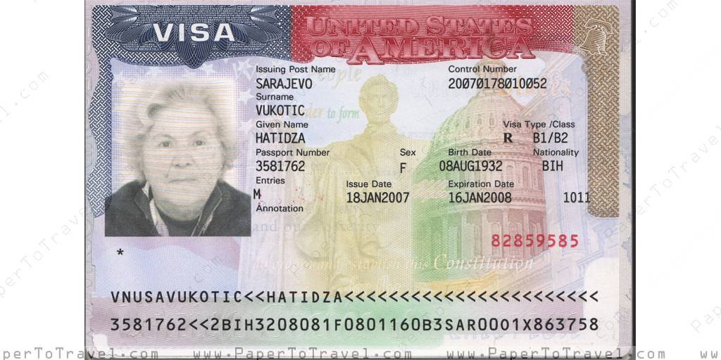 « Page 12 Visa USA » Bosnia and Herzegovina : International Passport ...