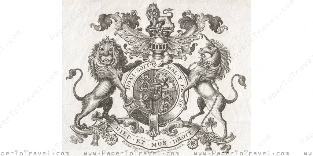 Coat Of Arms United Kingdom Of Great Britain Ireland British   1010 Coat Of Arms 